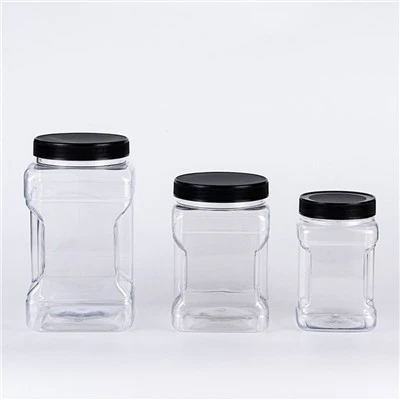 2800ml Grip Plaisteacha Prócaí Soiléir Le Lid